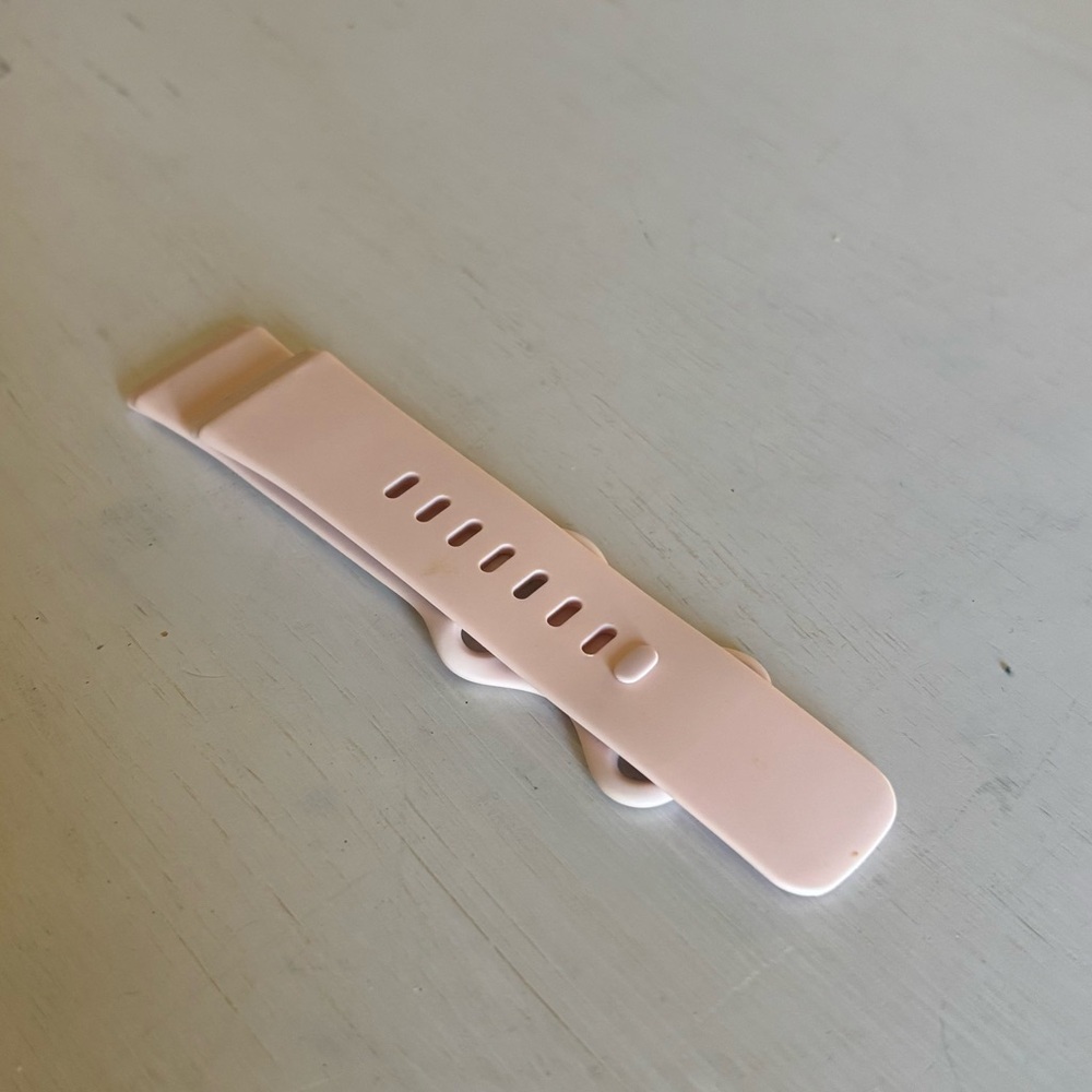 2/$8 Fitbit Pink Silicone Sport Band - Picture 2 of 2